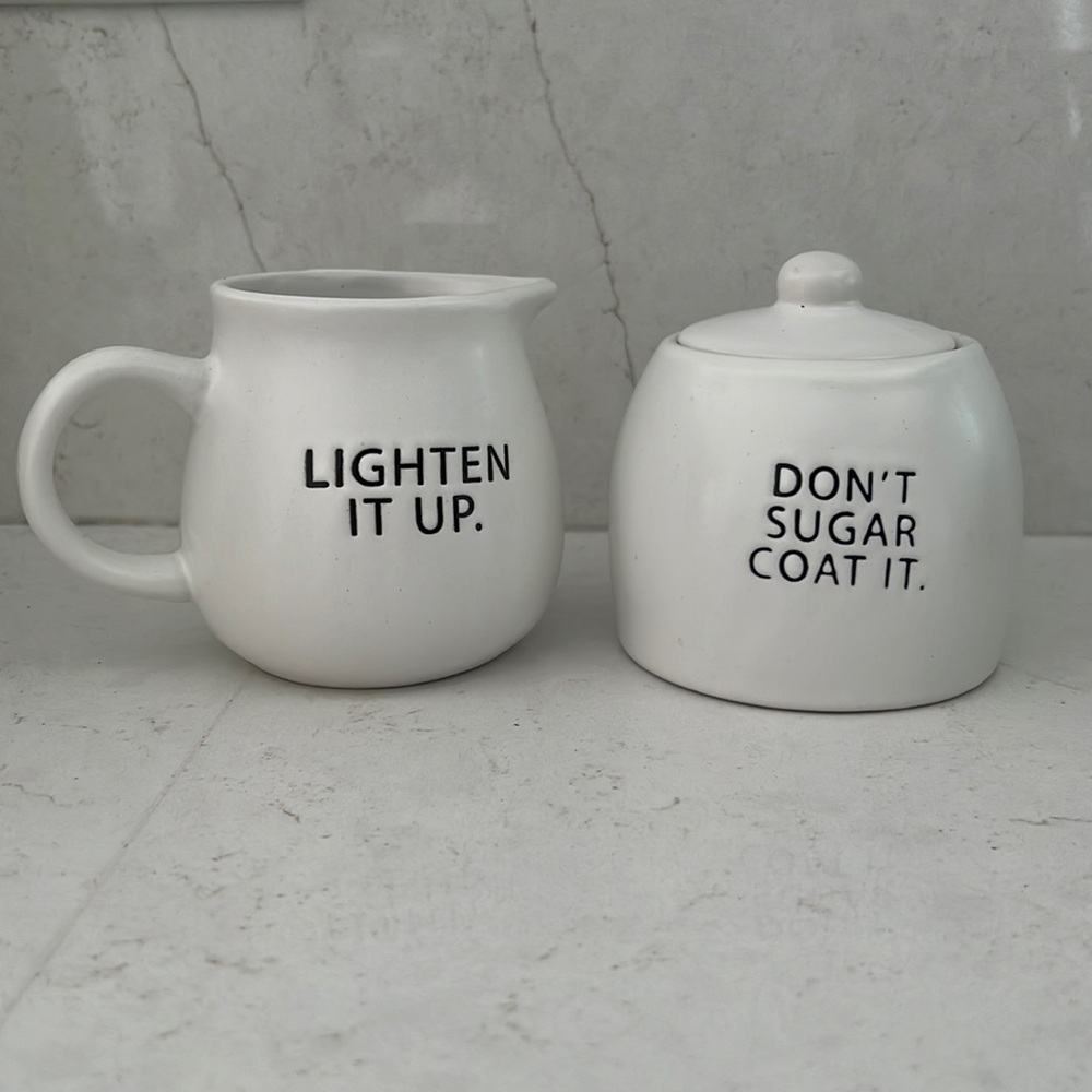 Sugar and Creamer Set